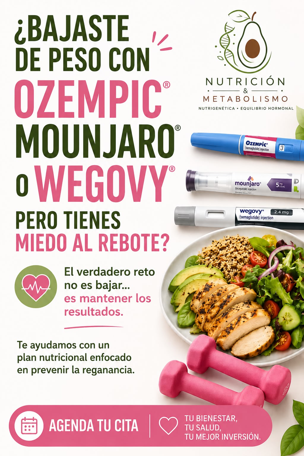 Ozempic, Mounjaro, Wegovy - Medicamentos GLP-1